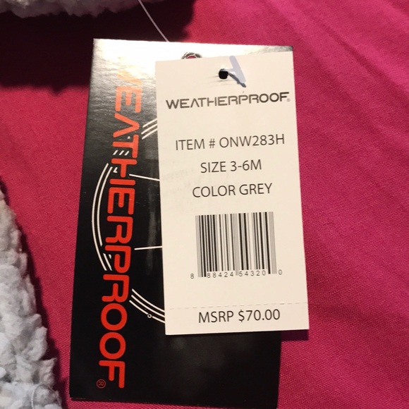 Weatherproof Infant Knit Pram/Snowsuit - Picture 3 of 8